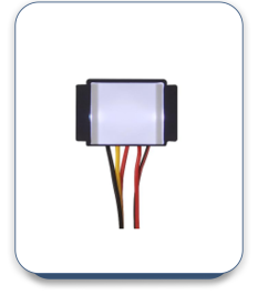 Mirror touch sensor with two outputs