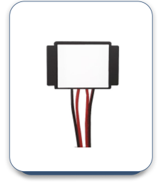 Mirror touch sensor with one output